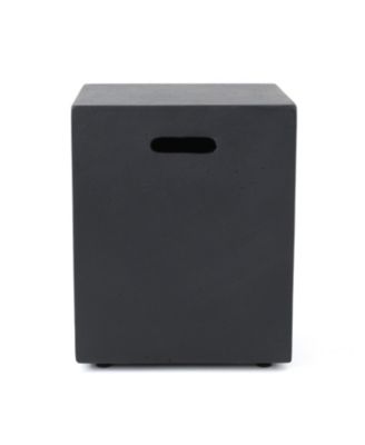 Modern Concrete Tank Holder Side Table Chic, Durable, Multi-Purpose