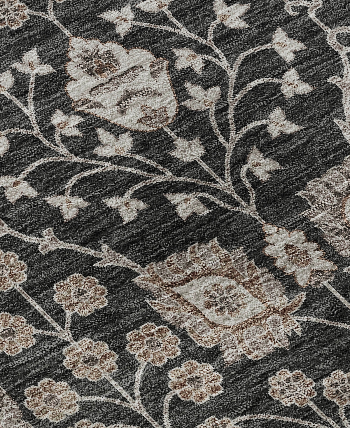 Dalyn Hatay Washable Hy8 5'x7'6"area Rug In Black
