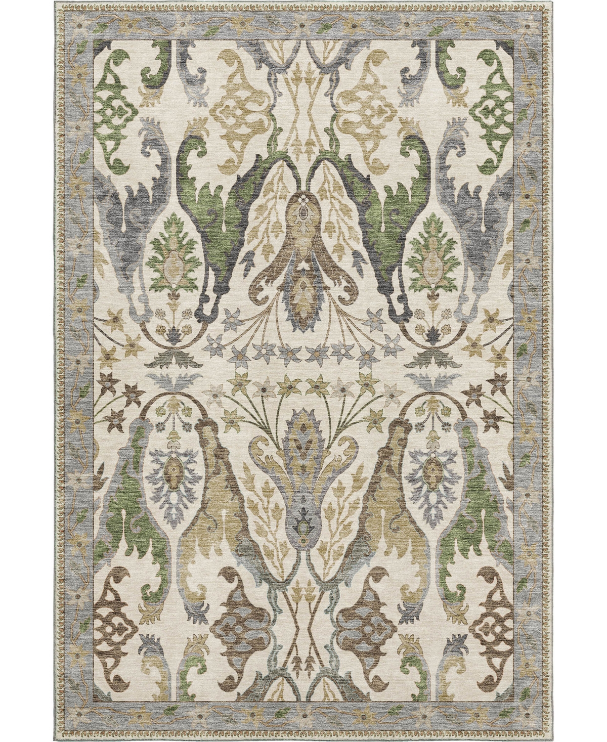 Dalyn Hatay Washable Hy6 8'x10' Area Rug In Ivory