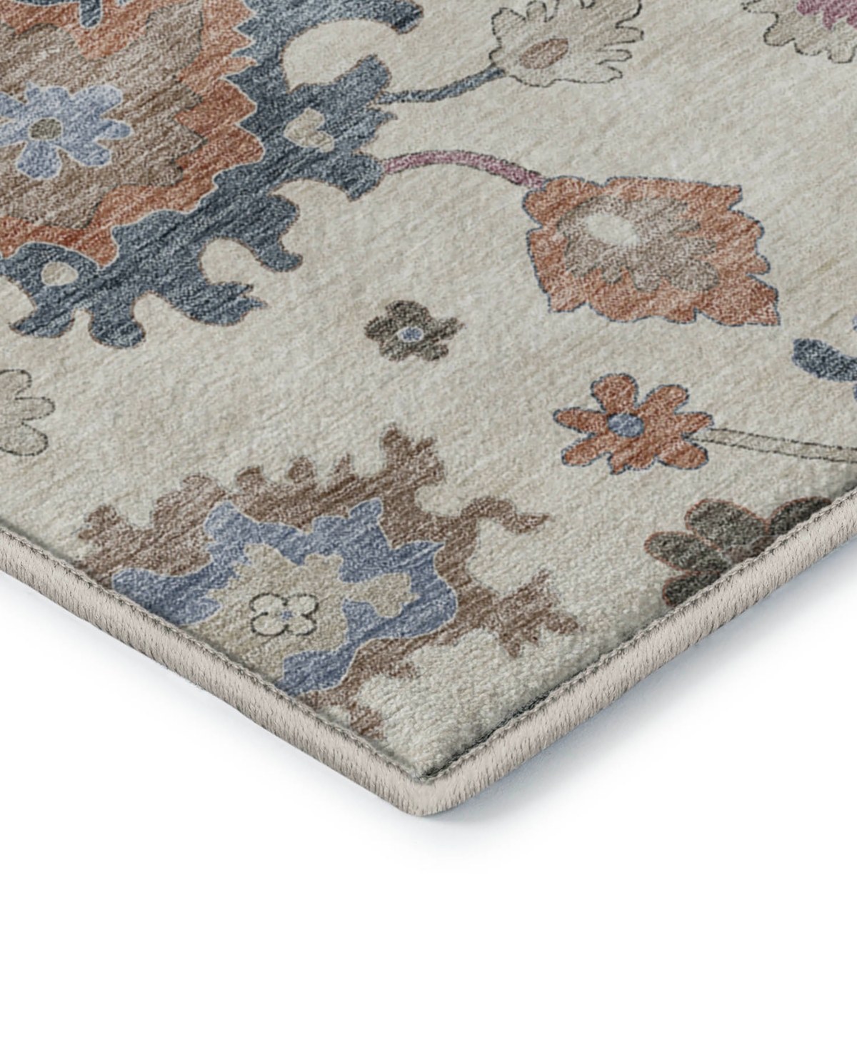 Dalyn Hatay Washable Hy4 2'3"x7'6" Runner Area Rug In Ivory