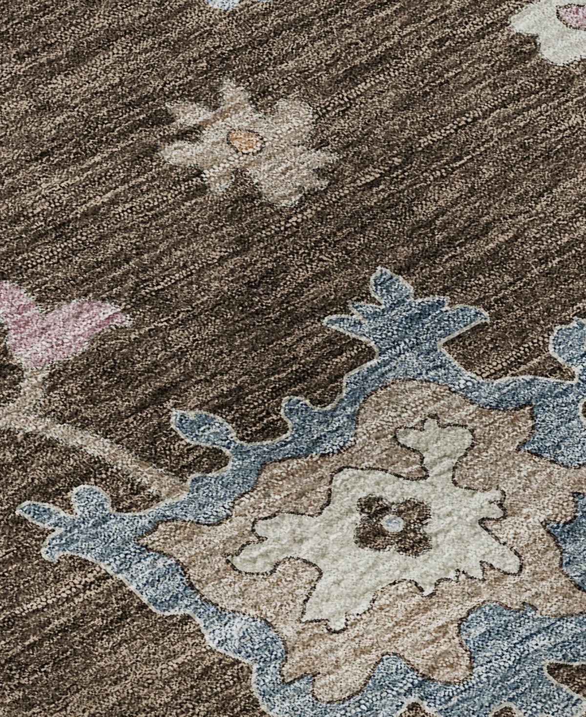 Dalyn Hatay Washable Hy4 10'x14' Area Rug In Chocolate