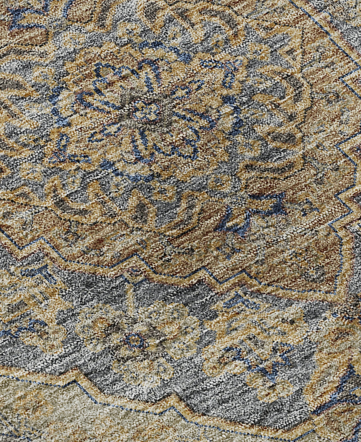 Dalyn Hatay Washable Hy3 8'x10' Area Rug In Navy