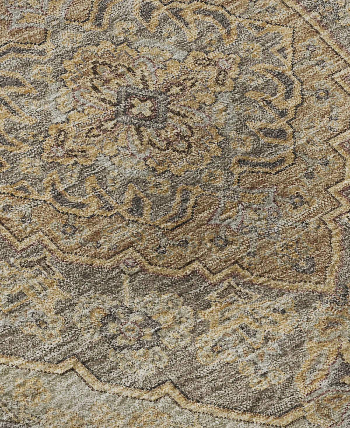 Dalyn Hatay Washable Hy3 10'x14' Area Rug In Chocolate