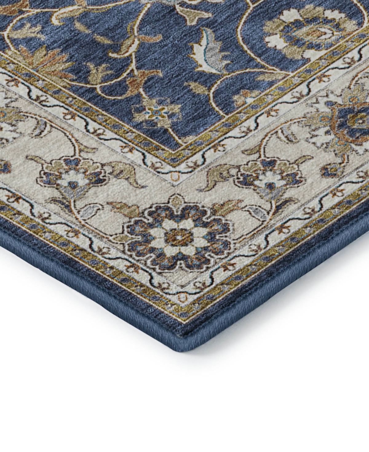 Dalyn Hatay Washable Hy1 8'x10' Area Rug In Navy