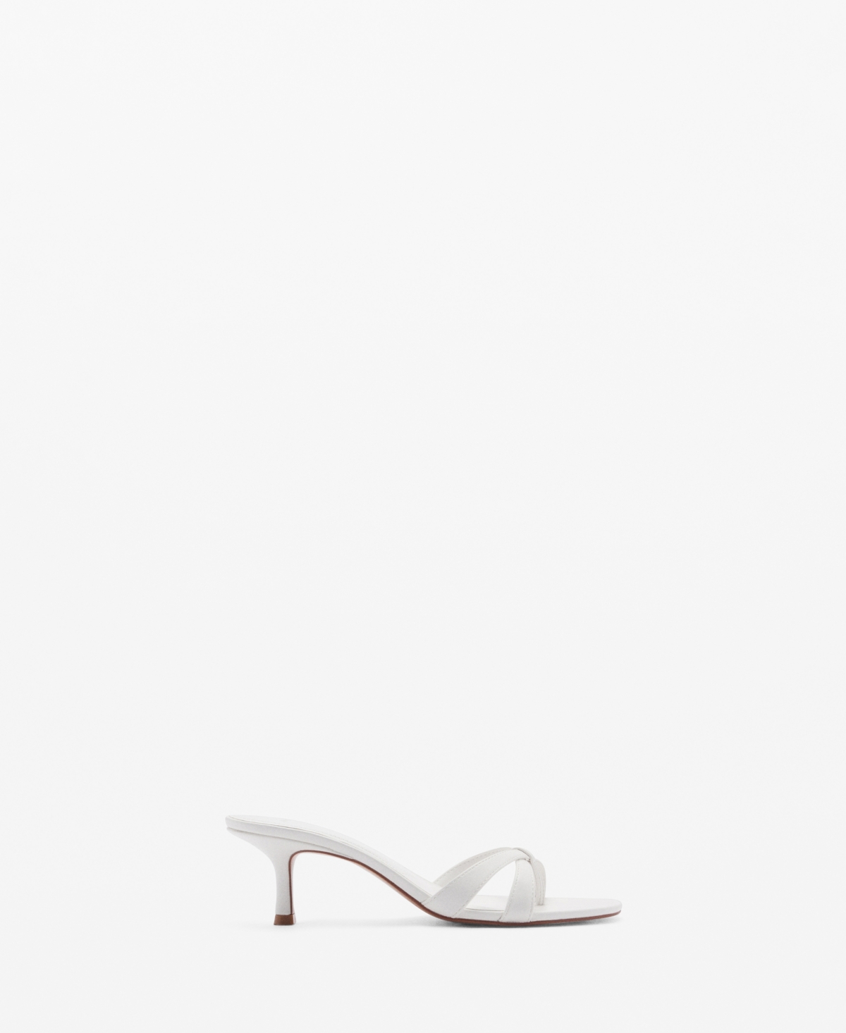 Mango Women's Strappy Heeled Sandals In Black