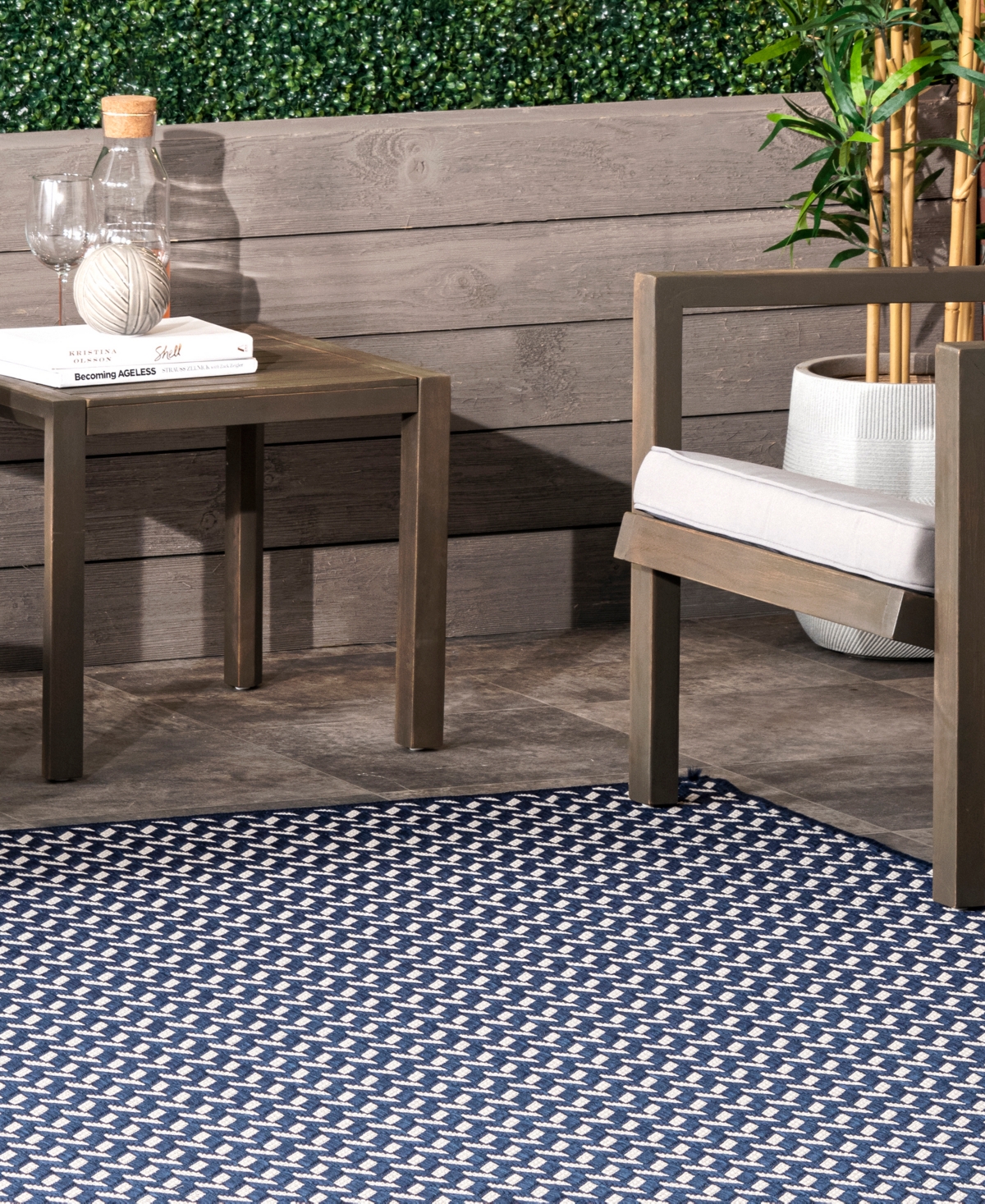 Nuloom Cabana Camryn 8'x10' Area Rug In Navy