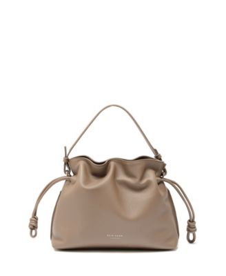 Midi Emma Leather Top Handle Crossbody Bag
