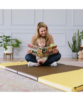 SoftZone Camp, Canoe and Tumble Too, Chocolate/Yellow