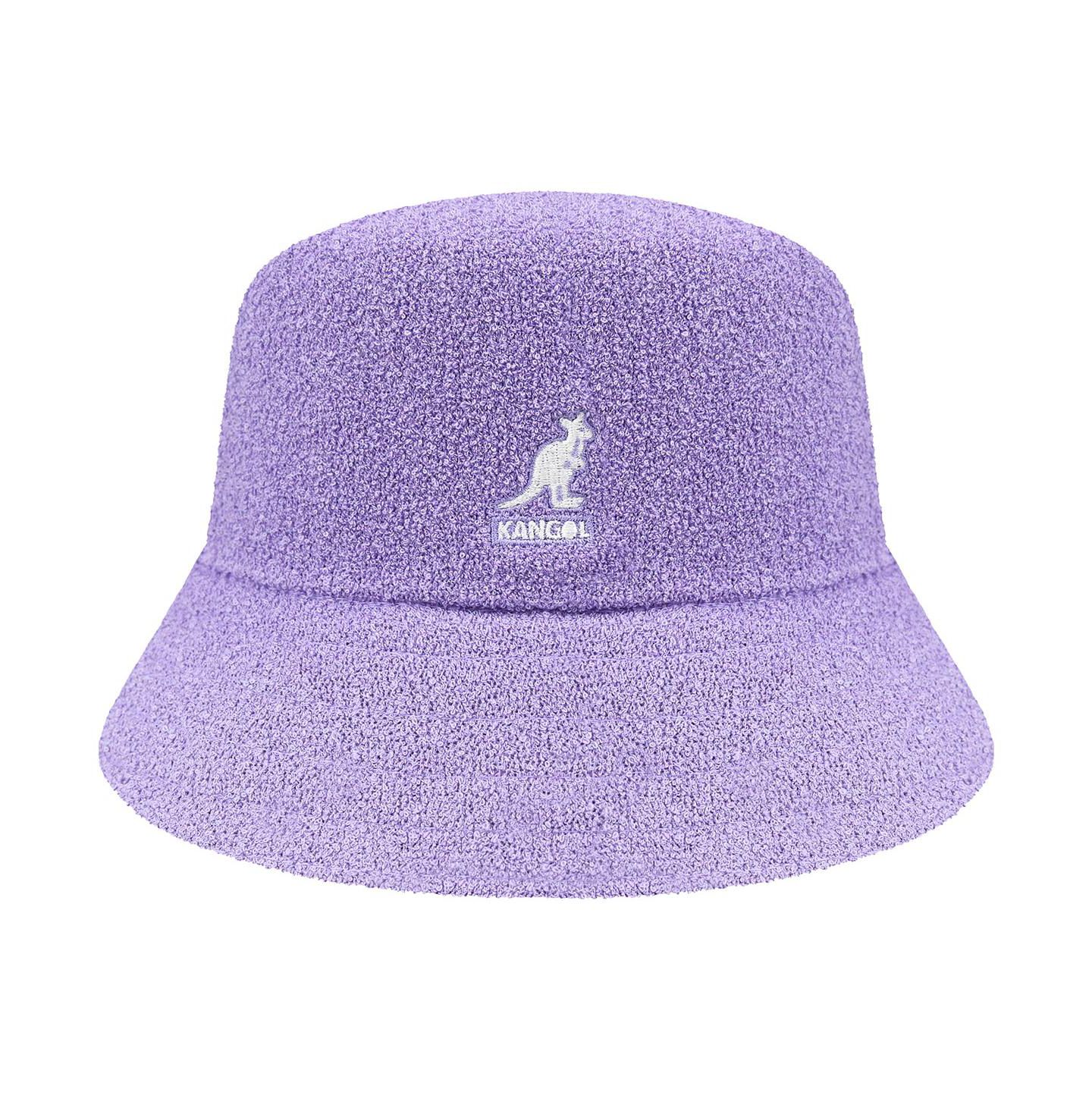 Мужская панама Kangol Bermuda Bucket Bucket Hat, цвет: Лавандовый — фото 1