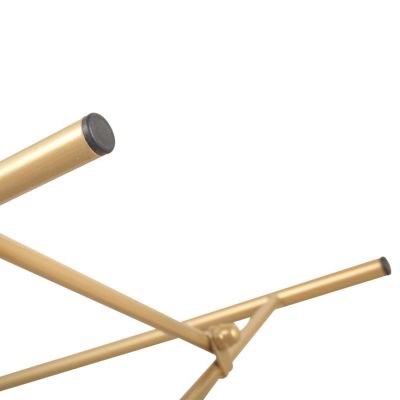 Streamdale Elegant Golden Foldable 2-Tier Plant Stand for Indoor Outdoor Use