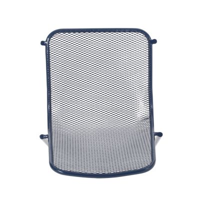 Streamdale Stackable Matte Navy Blue Iron Chairs for Sun-Soaked Summer Days