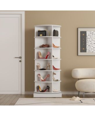 360 Rotating shoe cabinet 6 layers