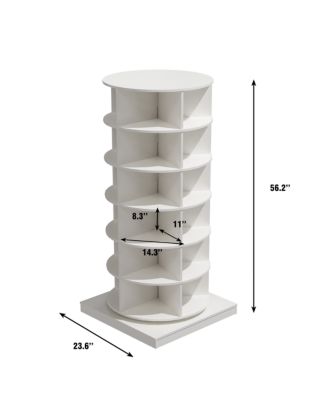 360 Rotating shoe cabinet 6 layers