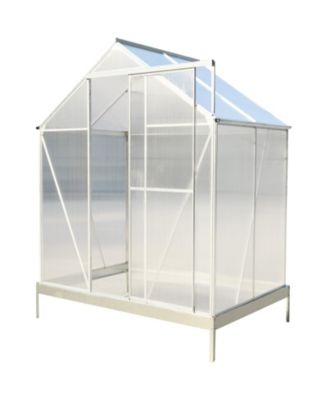 Premium Greenhouse Polycarbonate and Aluminum Frame, Sliding Door