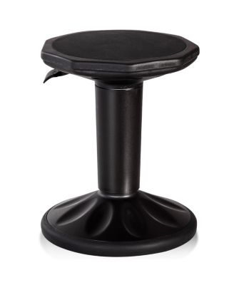 Adjustable Active Learning Stool Sitting Home Office Wobble Chair with Cushion Seat