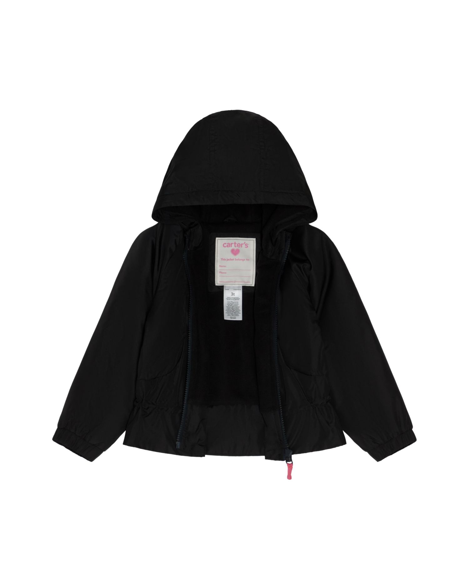 Baby Girls Fleece-Lined Midweight Jacket