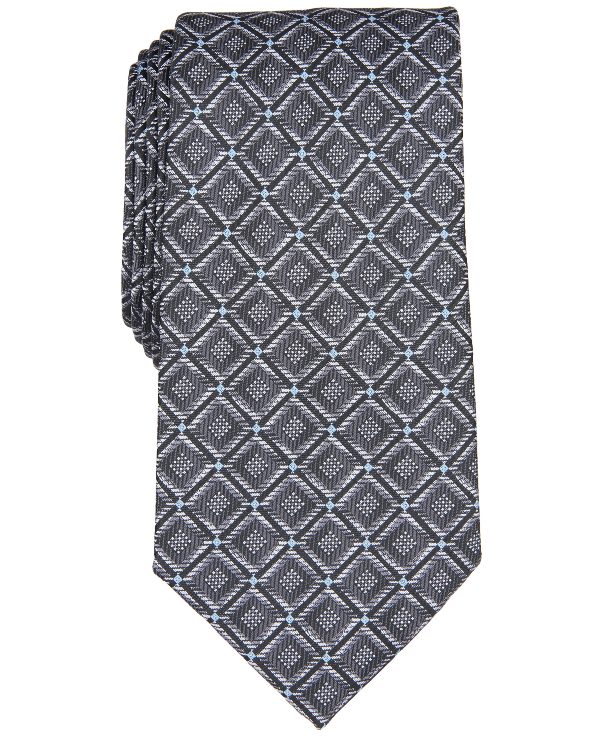 Perry Ellis Men's Williams Classic Geo Tie - Taupe