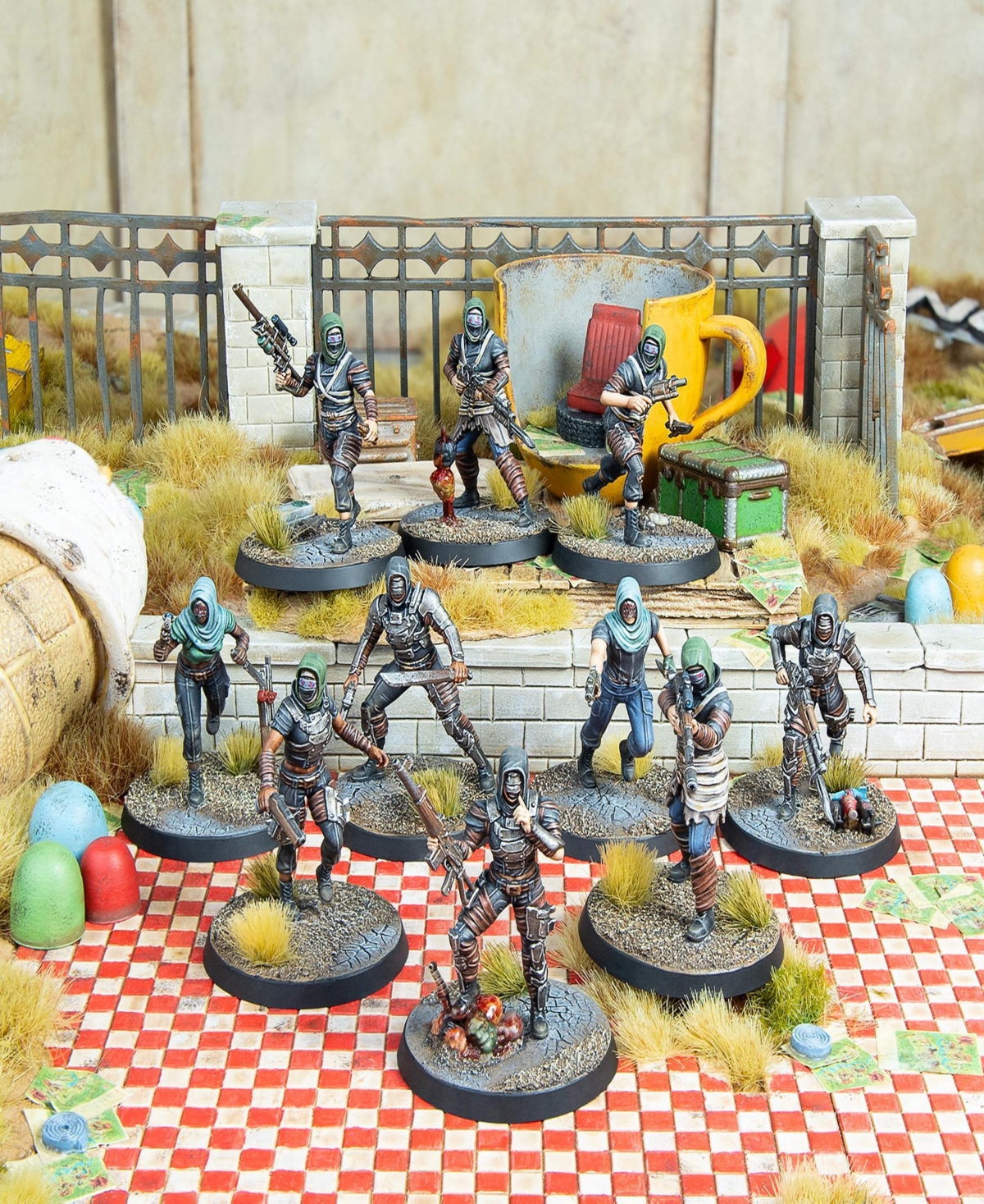 Modiphius Fallout Wasteland Warfare Raiders The Disciples In Multi