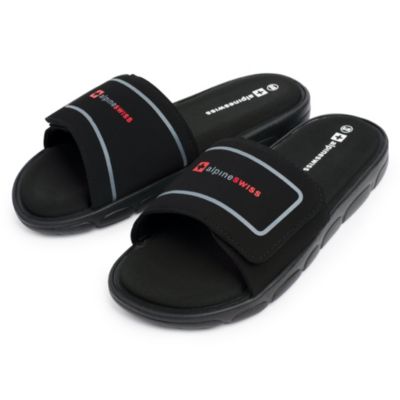 Men's Gabe Men Slide Sandals Shock-absorbing foam Insole for Arch Support Adjustable Strap Athletic Sandals Anti-Slip Traction EVA Foam Outsole