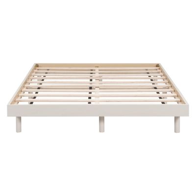 Wood Floating Platform Bed Frame