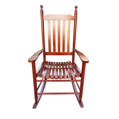 Streamdale Wooden Porch Rocker Chair Brown