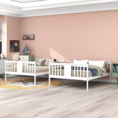 Streamdale Full Over Full Bunk Bed With Ladder For Bedroom, Guest Room Furniture