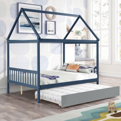 Simplie Fun House Full Bed With Trundle