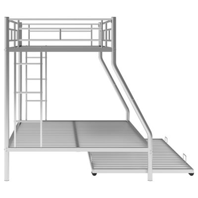 Streamdale Twin over Full Bunk Bed with Trundle and Ladders
