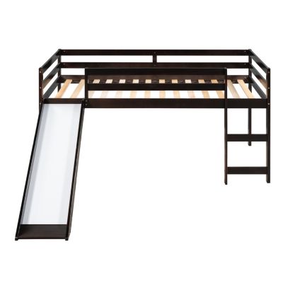 Streamdale Loft Bed With Slide, Multifunctional Design, Twin