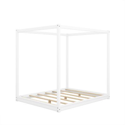 Streamdale Queen Size Canopy Platform Bed With Support Legs