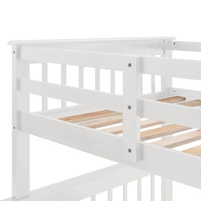 Streamdale Stairway Twin Over Full Bunk with Storage and Rail