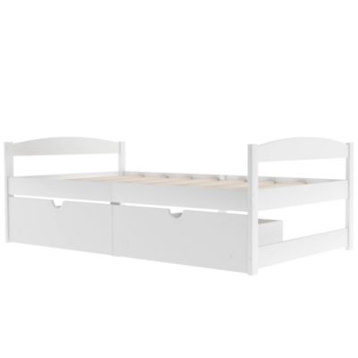 Streamdale Twin Size Platform Bed, With Two Drawers