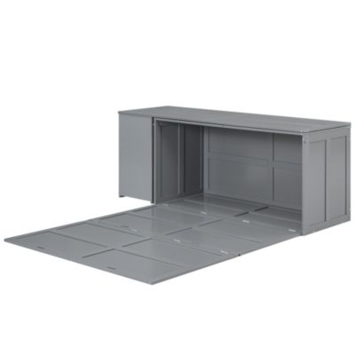 Streamdale Queen Size Murphy Bed With Rotatable Desk