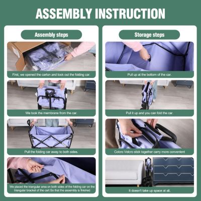 Streamdale Ultimate Off-Road Folding Wagon Rugged, Foldable, Versatile