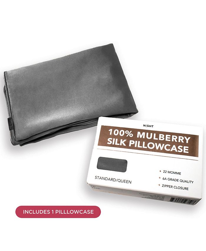 NIGHT 22 Momme 100 Mulberry Silk Pillowcase Macy's