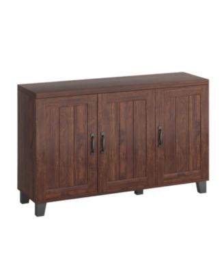 3-Door Buffet Sideboard with Adjustable Shelves and Anti-Tipping Kits