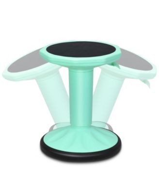 Adjustable Active Learning Stool Sitting Home Office Wobble Chair with Cushion Seat