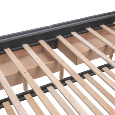 Streamdale Queen Upholstered Bed with 2 Drawers and Twin XL Trundle