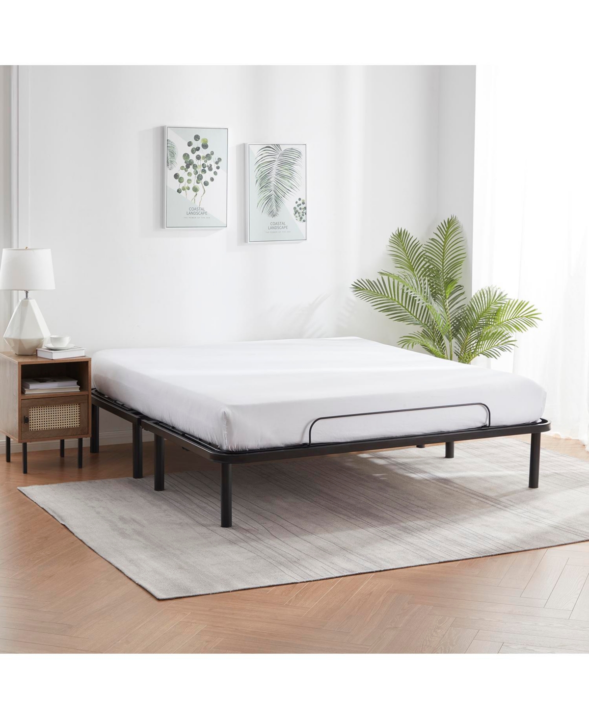Clara Clark Adjustable Head & Foot Zero Gravity Bed Base - Wireless Remote - Fast & Easy Assembly