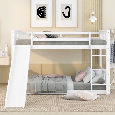 Streamdale Full Over Full Bunk Bed With Slide