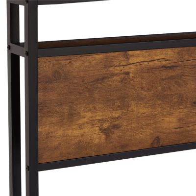 Metal Platform Bed Frame with USB, LED Lights & Storage