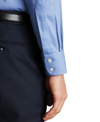 Men's Slim-Fit Non-Iron Royal Oxford Dress Shirt