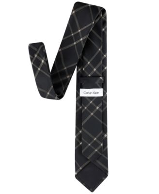 Men's Stitch Plaid Tie