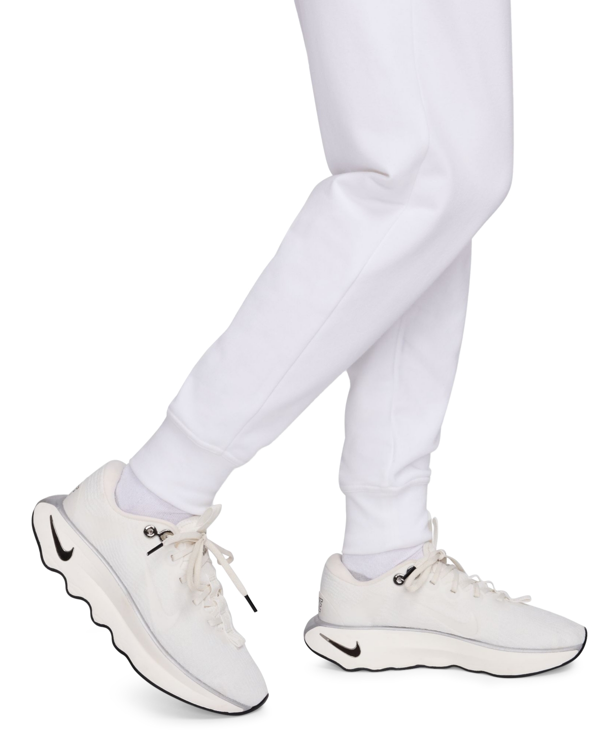 Nike Women's Dri-fit One French Terry High-Waisted 7/8 Joggers -black