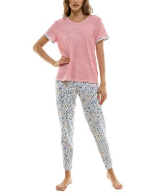 Roudelain - Women's 2-Pc. Double-Sleeve Pajamas Set