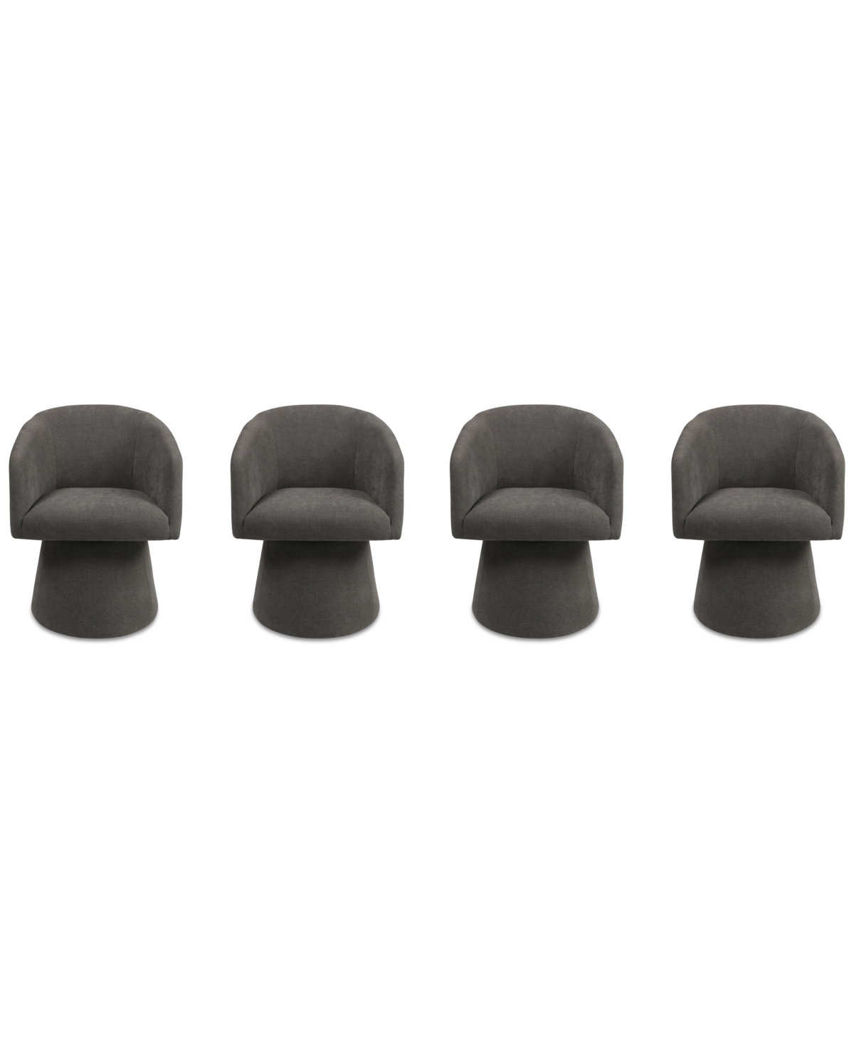 Macy's Korder 4-pc. Arm Swivel Chair Set, Created For  In Flint