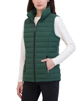 Nautica Women's Stand-Collar Zip-Front Puffer Vest - Macy's