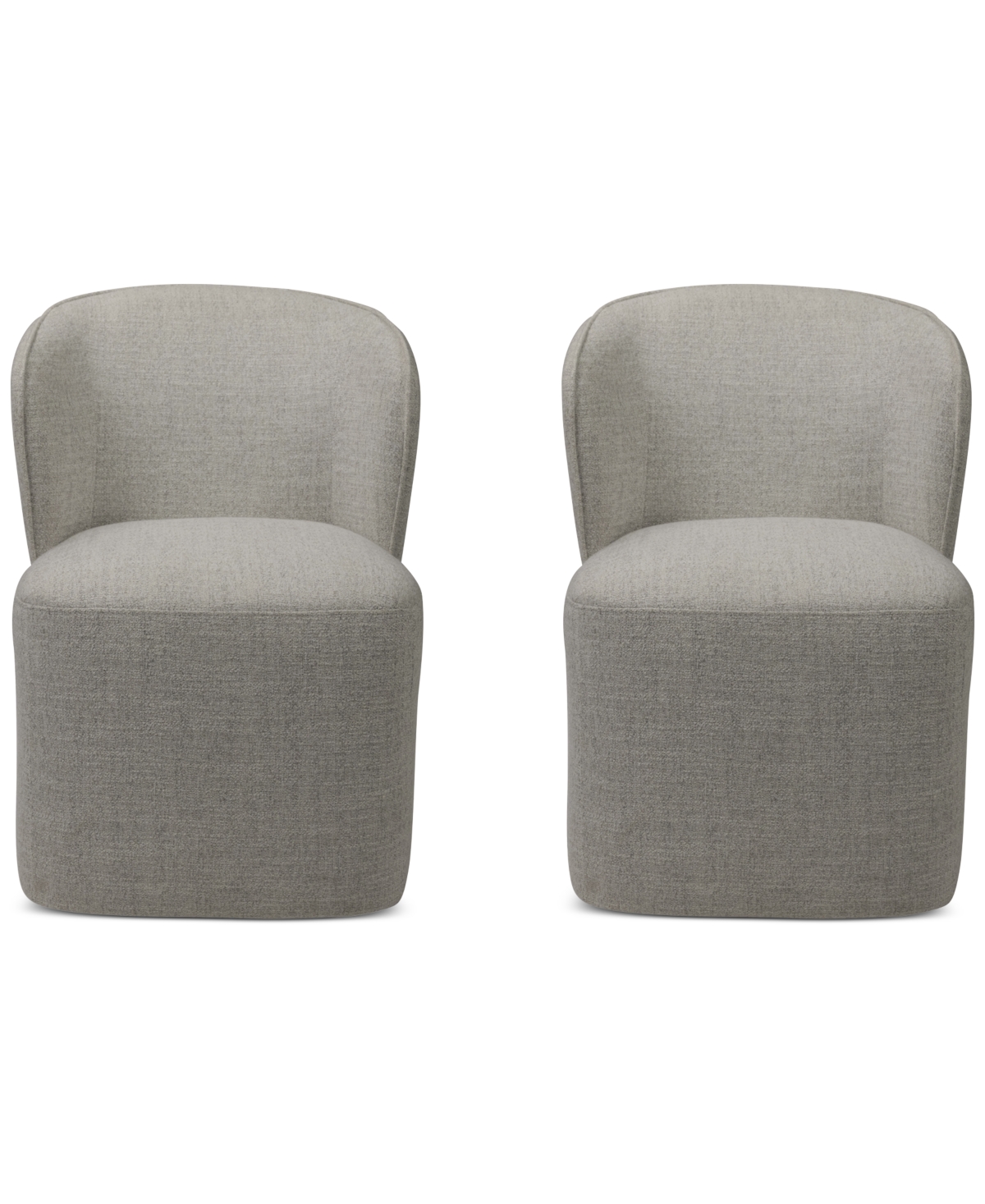 Macy's Dimova 2-pc. Dining Chair Set, Created For  In Cloud