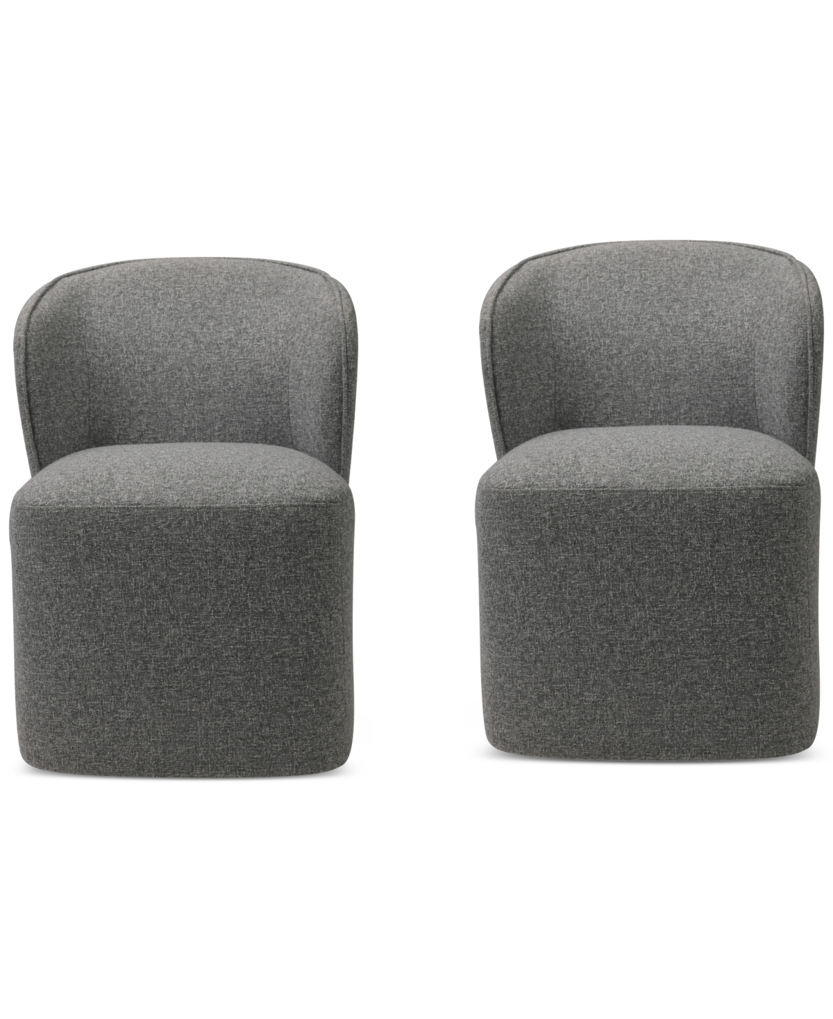 Macy's Dimova 2-pc. Dining Chair Set, Created For  In Cloud