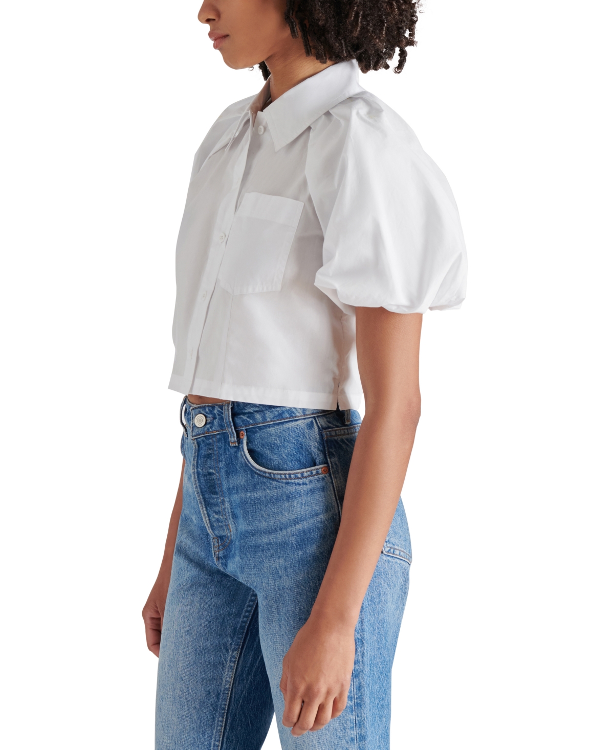 Steve Madden Marlowe Denim Skort In White